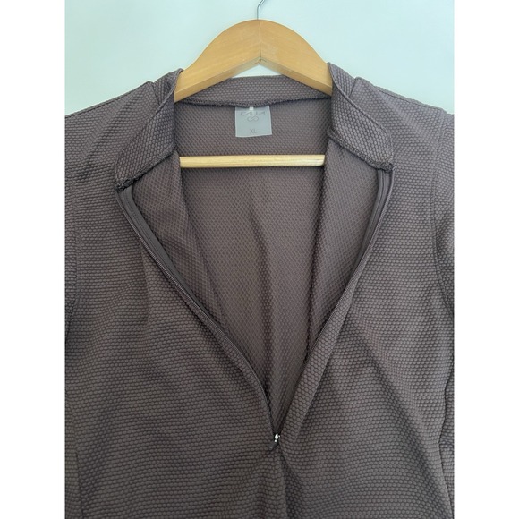 CALIA By Carrie Renew Texture Cap Sleeve Zip  Women's Top XL  Athleisure Golf - Picture 5 of 7